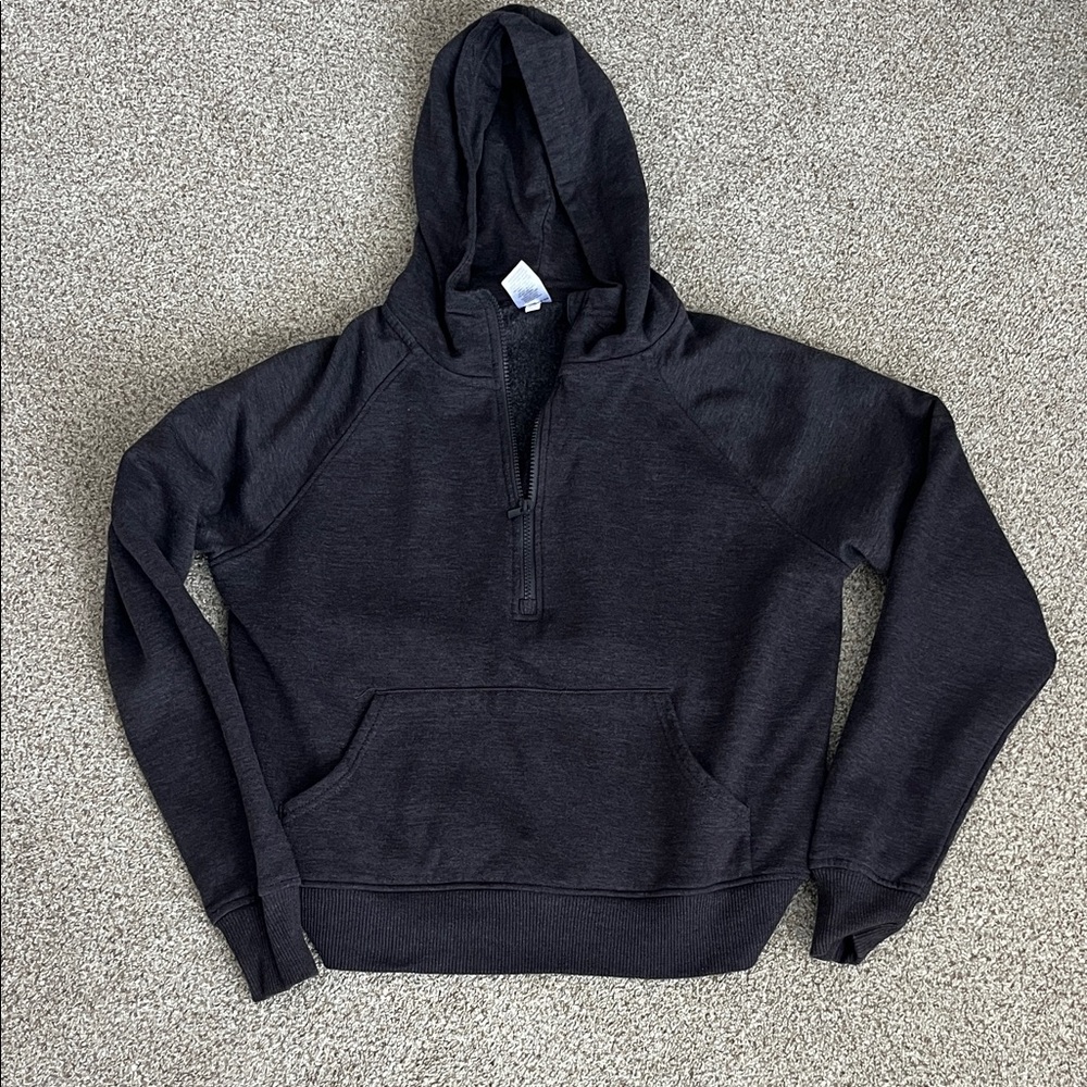 Half-zip pullover hoodie